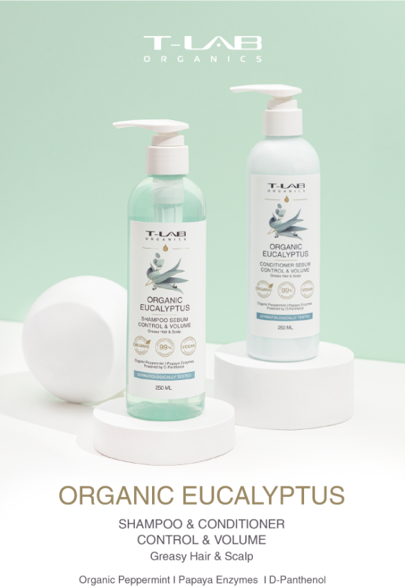 Organic Eucalyptus Sebum Control & Volume Shampoo 250 ml