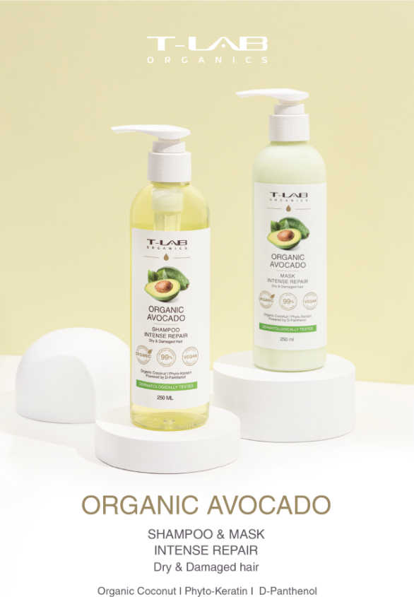 Organic Avocado Intense Repair Shampoo 250 ml