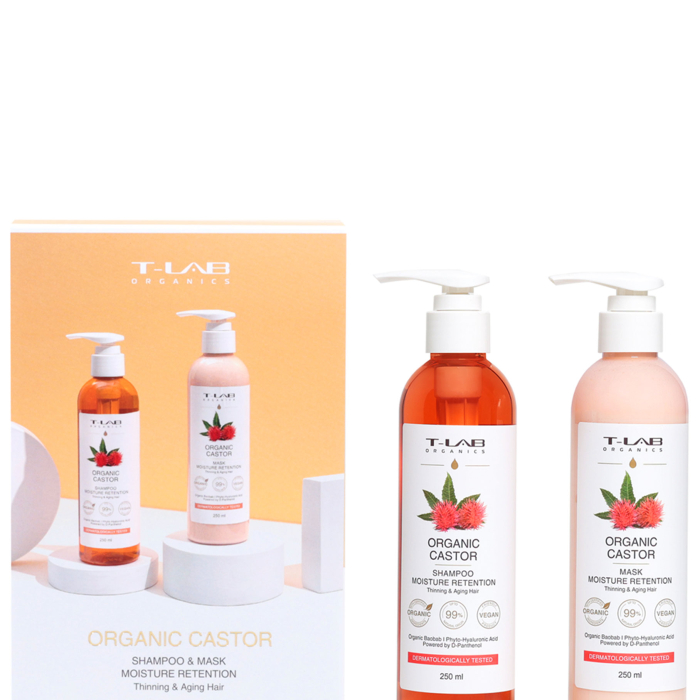 ORGANIC Castor set 250 ml + 250 ml