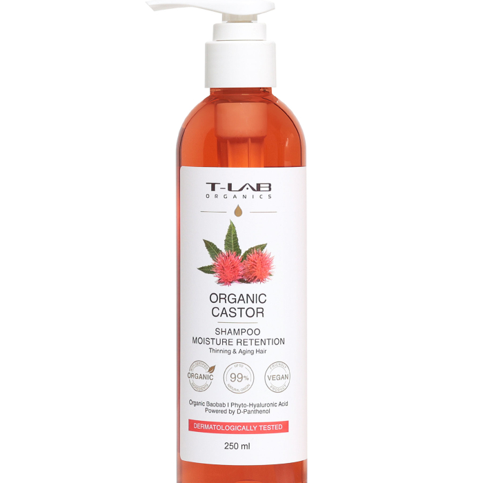 Organic Castor Moisture Retention Shampoo 250 ml